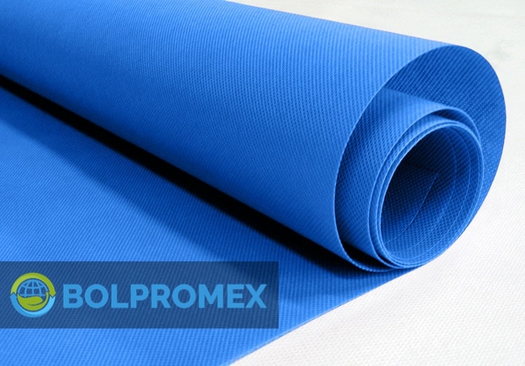 polipropileno forro cartera forro koreano bonfort tela no tejida en 70 gramos ecologica non woven spunbond en color azul rey