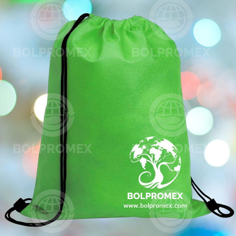 morrales ecologicos bolpromex, drawstring backpack costalitos