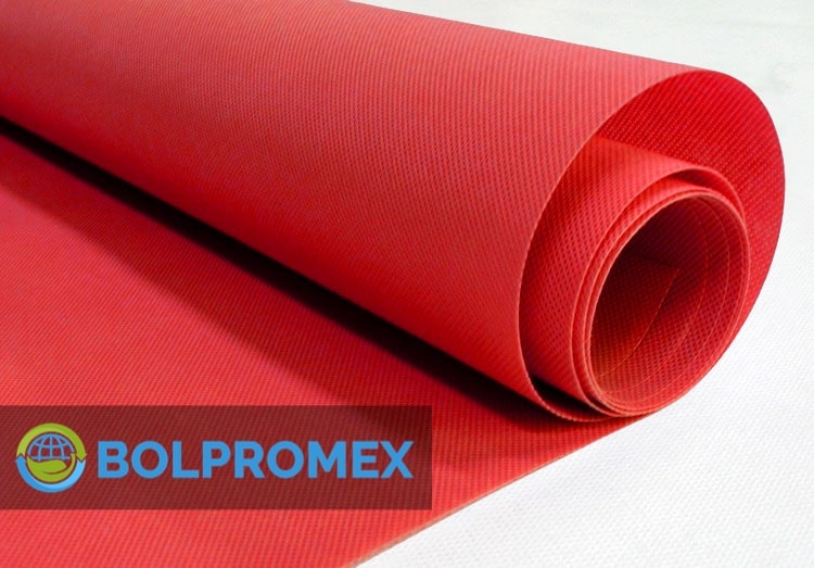 polipropileno forro cartera forro koreano bonfort tela no tejida en 70 gramos ecologica non woven spunbond en color rojo