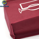 se muestra el exterior de una bolsa ecologica porta vino 2 botellas de non woven 