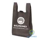 bolsa camiseta ecologica non woven t shirt playera supermercado bolpromex chaleco vest w cut