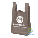 bolsa camiseta ecologica non woven t shirt playera supermercado bolpromex chaleco vest w cut