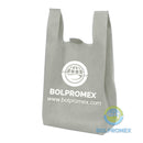 bolsa camiseta ecologica non woven t shirt playera supermercado bolpromex chaleco vest w cut