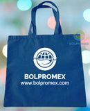 Bolsa Ecologica plana con asas sin fuelle. Bolsa Ecológica Promoción Bolpromex Impresas. Bolsa Publicitaria fuelle con asas tela ecologica non woven polipropileno muchos colores