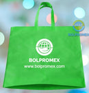 bolsa ecologica con base y asas non woven forro coreano forro cartera