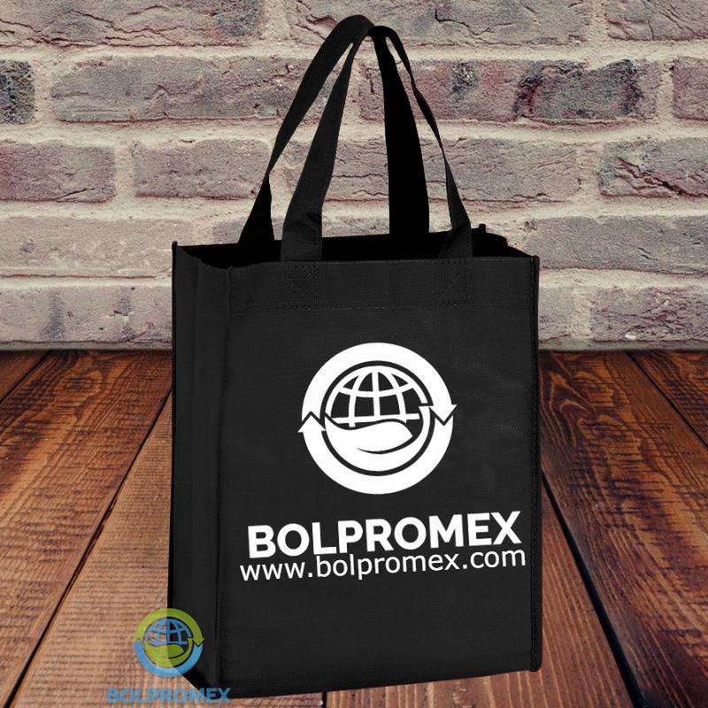 bolsa ecologica promocional fuelle bolpromex non woven tela no tejida