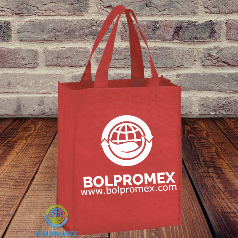 bolsa ecologica promocional fuelle bolpromex non woven tela no tejida