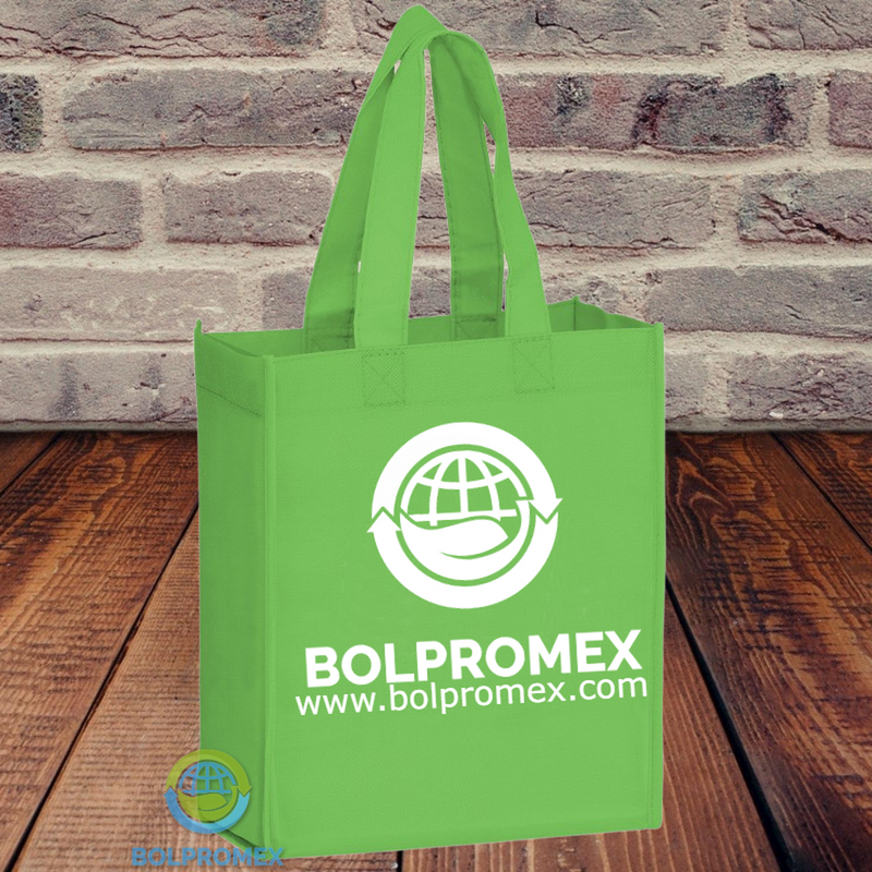 bolsa ecologica promocional fuelle bolpromex non woven tela no tejida