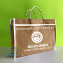bolsa mandadera mandado lona poliester 600d canasta asa tubular cinta rigida promocional impresa bolpromex asa ojillo nylon 420d vinil