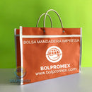 bolsa mandadera mandado lona poliester 600d canasta asa tubular cinta rigida promocional impresa bolpromex asa ojillo nylon 420d vinil