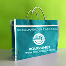 bolsa mandadera mandado lona poliester 600d canasta asa tubular cinta rigida promocional impresa bolpromex asa ojillo nylon 420d vinil