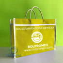 bolsa mandadera mandado lona poliester 600d canasta asa tubular cinta rigida promocional impresa bolpromex asa ojillo nylon 420d vinil