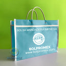 bolsa mandadera mandado lona poliester 600d canasta asa tubular cinta rigida promocional impresa bolpromex asa ojillo nylon 420d vinil