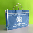 bolsa mandadera mandado lona poliester 600d canasta asa tubular cinta rigida promocional impresa bolpromex asa ojillo nylon 420d vinil