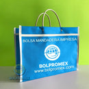 bolsa mandadera mandado lona poliester 600d canasta asa tubular cinta rigida promocional impresa bolpromex asa ojillo nylon 420d vinil