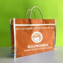 bolsa mandadera mandado lona poliester 600d canasta asa tubular cinta rigida promocional impresa bolpromex asa ojillo nylon 420d vinil