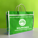 bolsa mandadera mandado lona poliester 600d canasta asa tubular cinta rigida promocional impresa bolpromex asa ojillo nylon 420d vinil