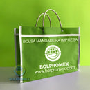 bolsa mandadera mandado lona poliester 600d canasta asa tubular cinta rigida promocional impresa bolpromex asa ojillo nylon 420d vinil
