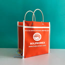 bolsa mandadera mandado lona poliester 600d canasta asa tubular cinta rigida promocional impresa bolpromex asa ojillo nylon 420d vinil