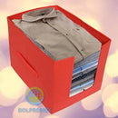 organizador de camisas almacena ropa   acomoda ropa caja bin storage